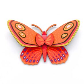 Mariposa pequeña colorida