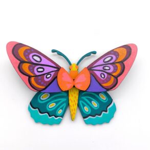 Mariposa pequeña colorida