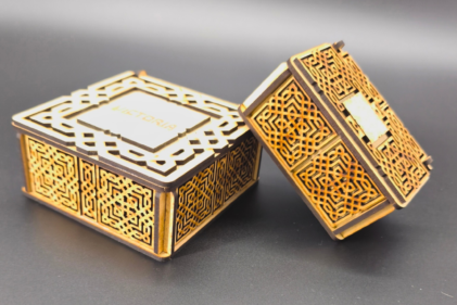 Caja Alhambra cuadrada